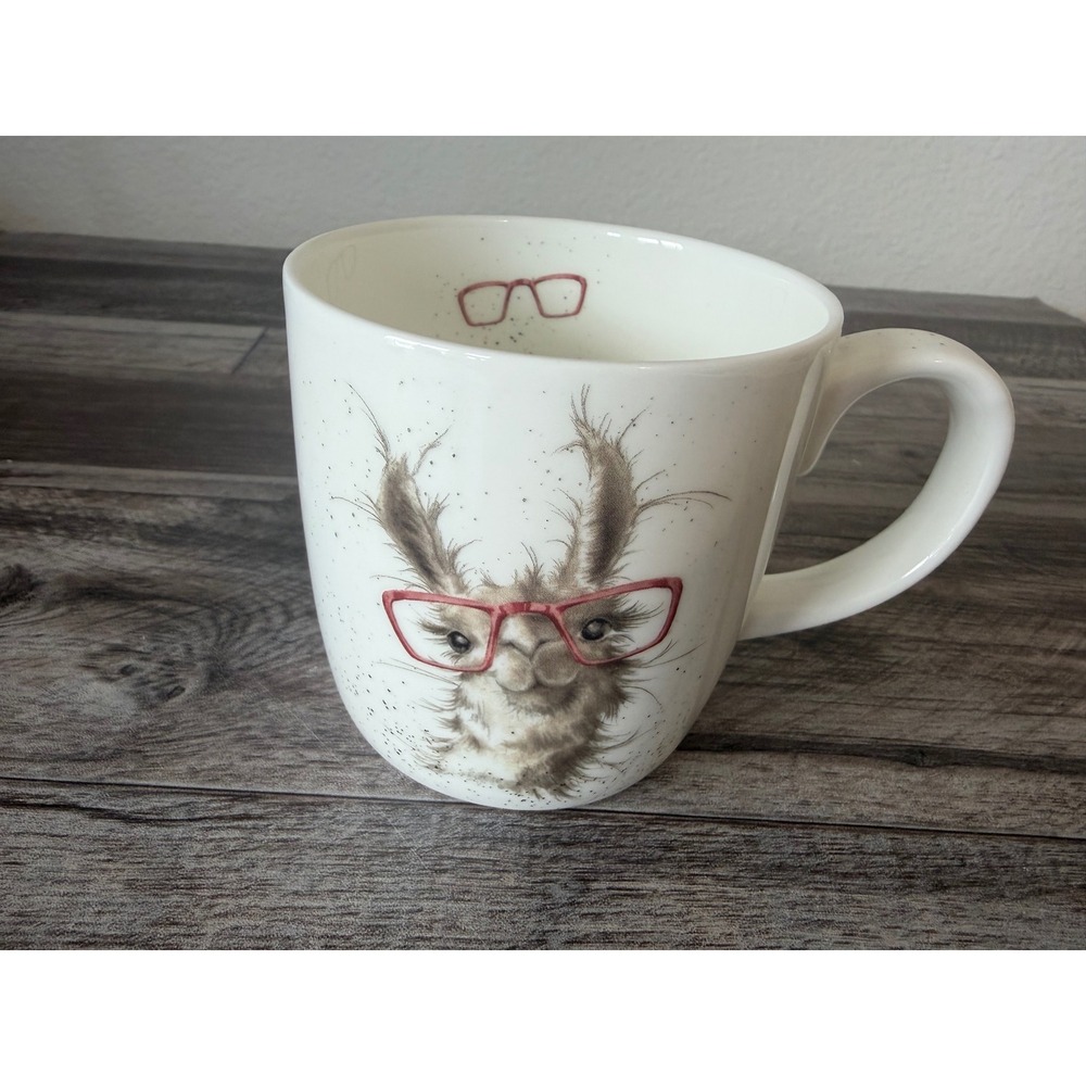 Royal Worcester Wrendale No Probllama 14oz Mug Large Llama Glasses China Cup